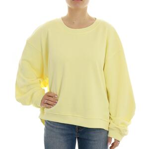 FELPA GIROCOLLO GIALLO